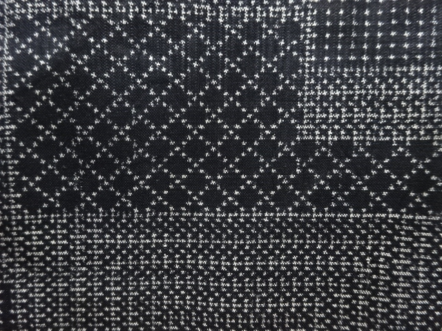 JAPANESE KIMONO / ANTIQUE KIMONO / DORO OSHIMA TSUMUGI (5 maruki) / 